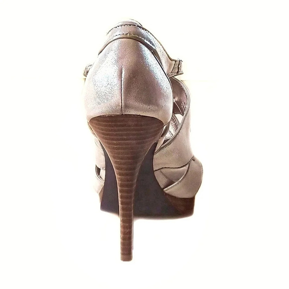 Coach Alba Metallic Champagne Stilletto Fairycore Evening Going Out Wedding - Picture 6 of 10